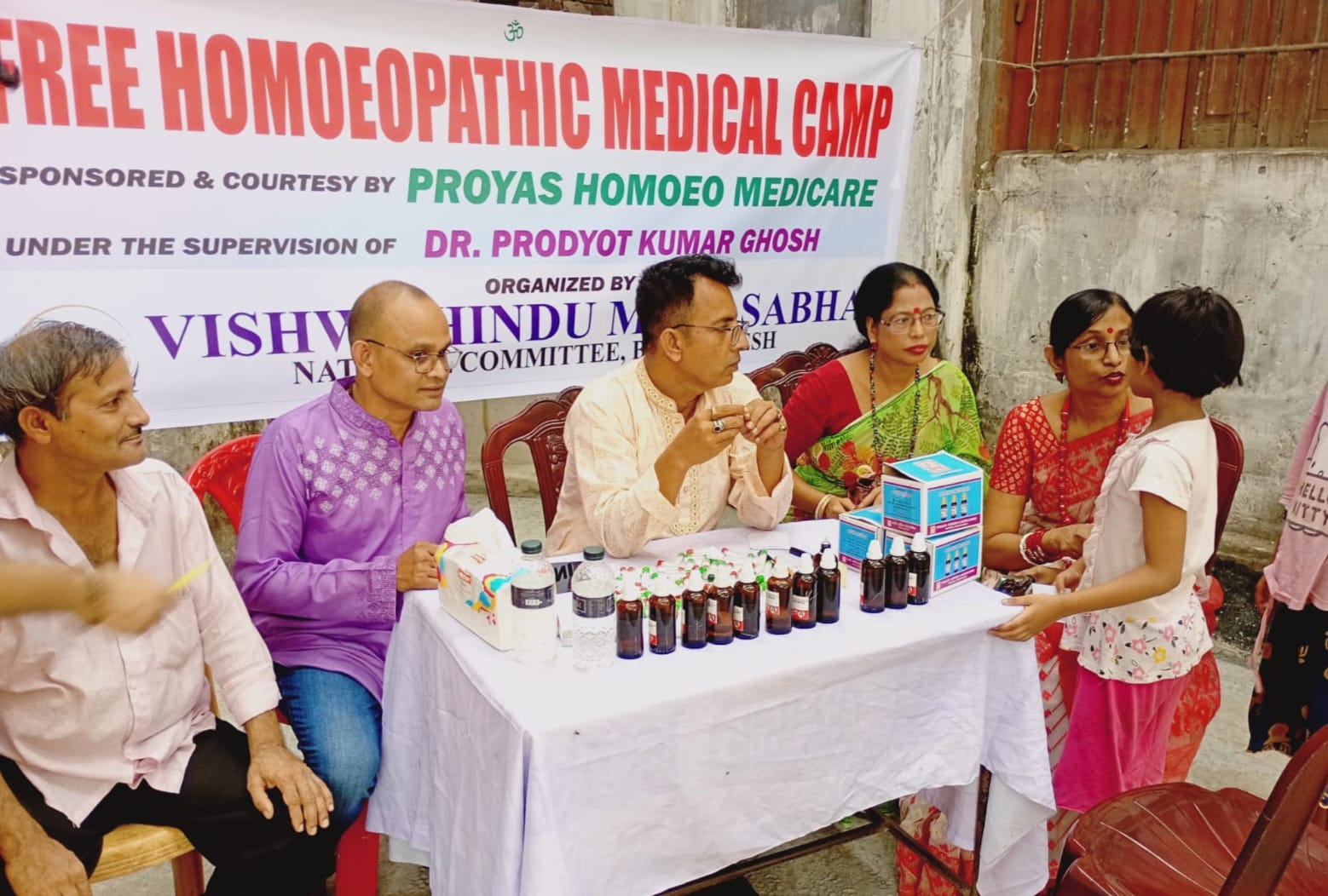 Providing free medical care to orphaned children